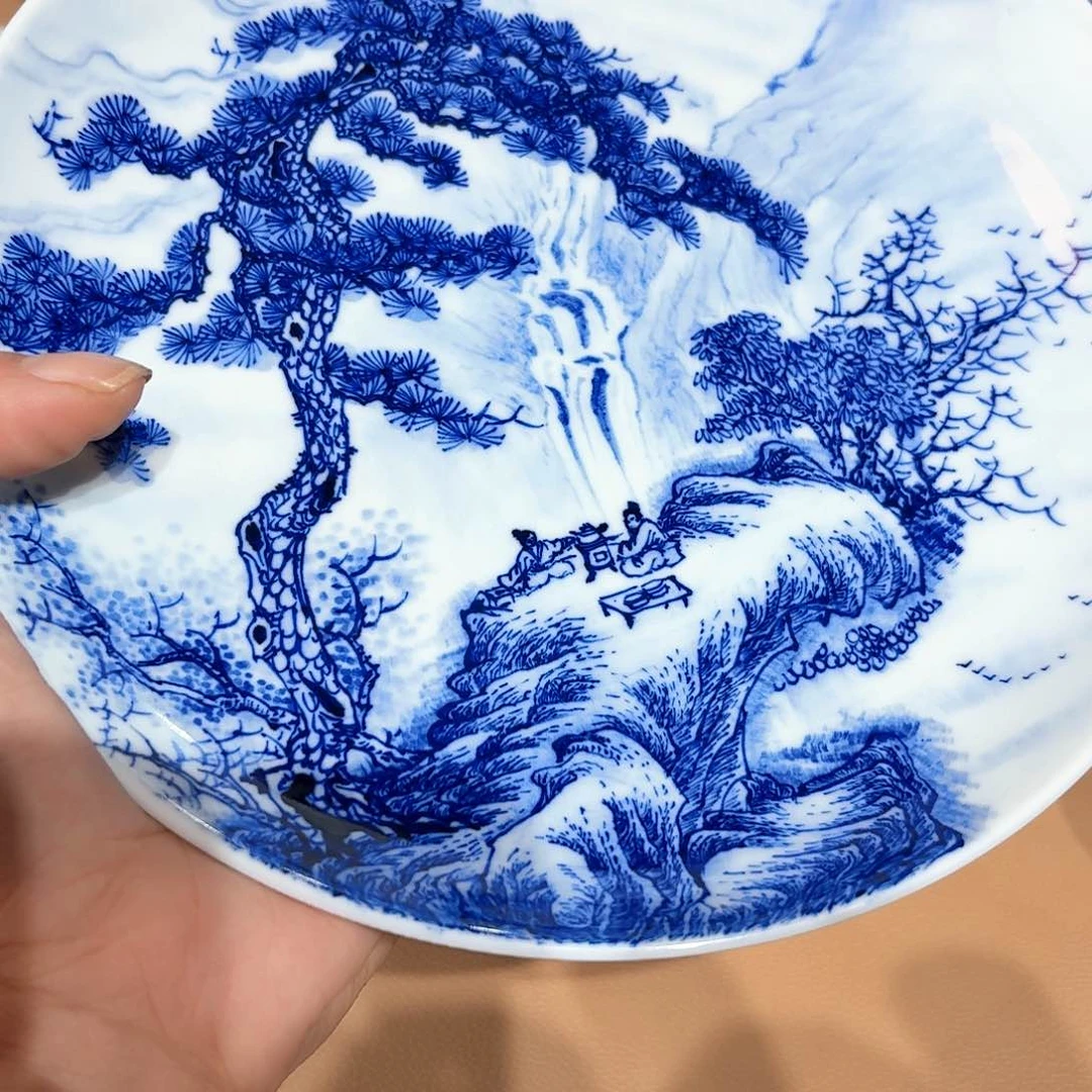 จ***บ景德镇纯手工手绘壶承