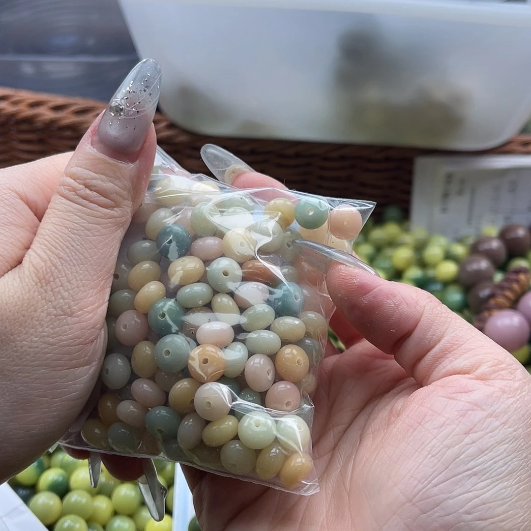 白玉菩提吊坠a9mm/100颗