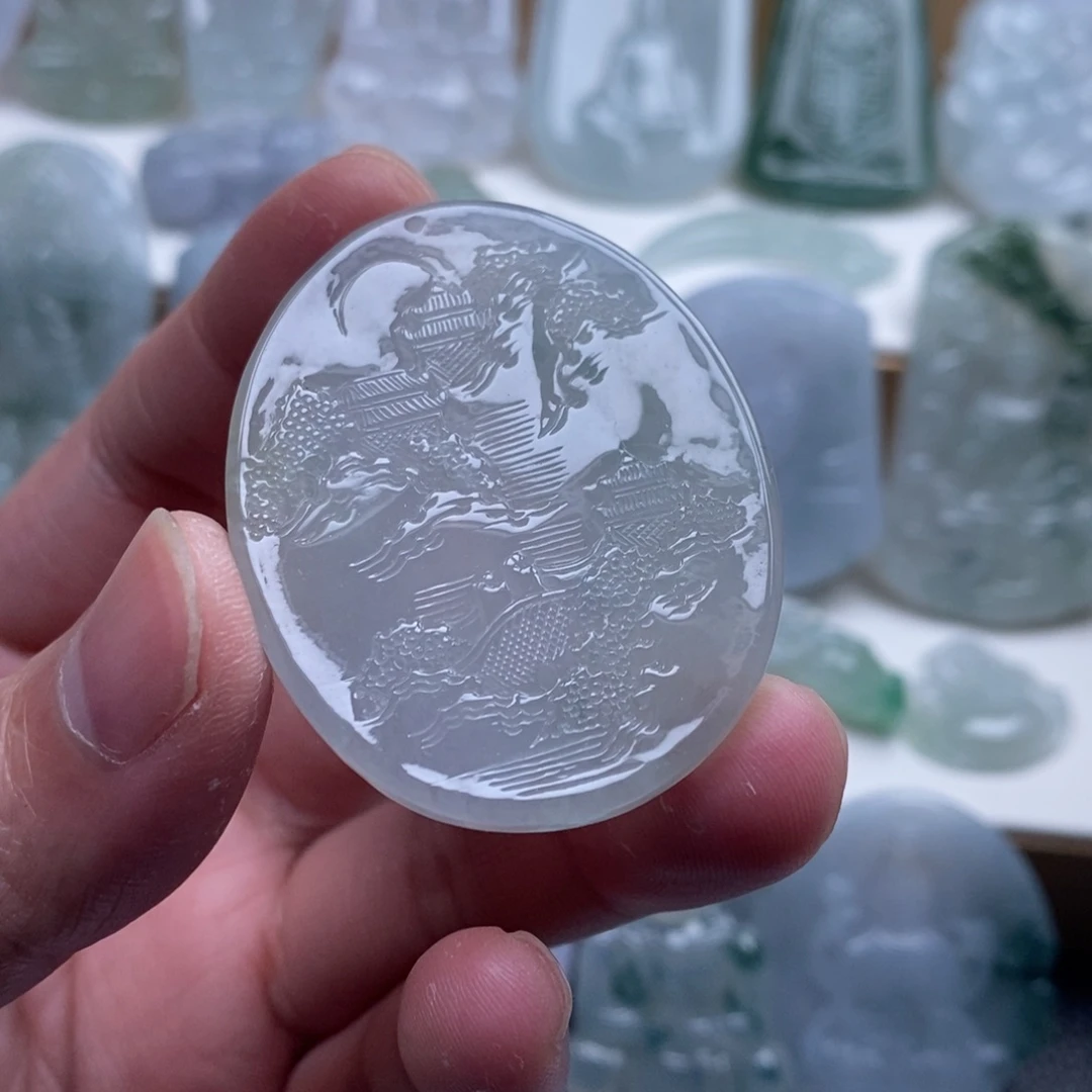 翡翠未镶嵌颈饰翡翠