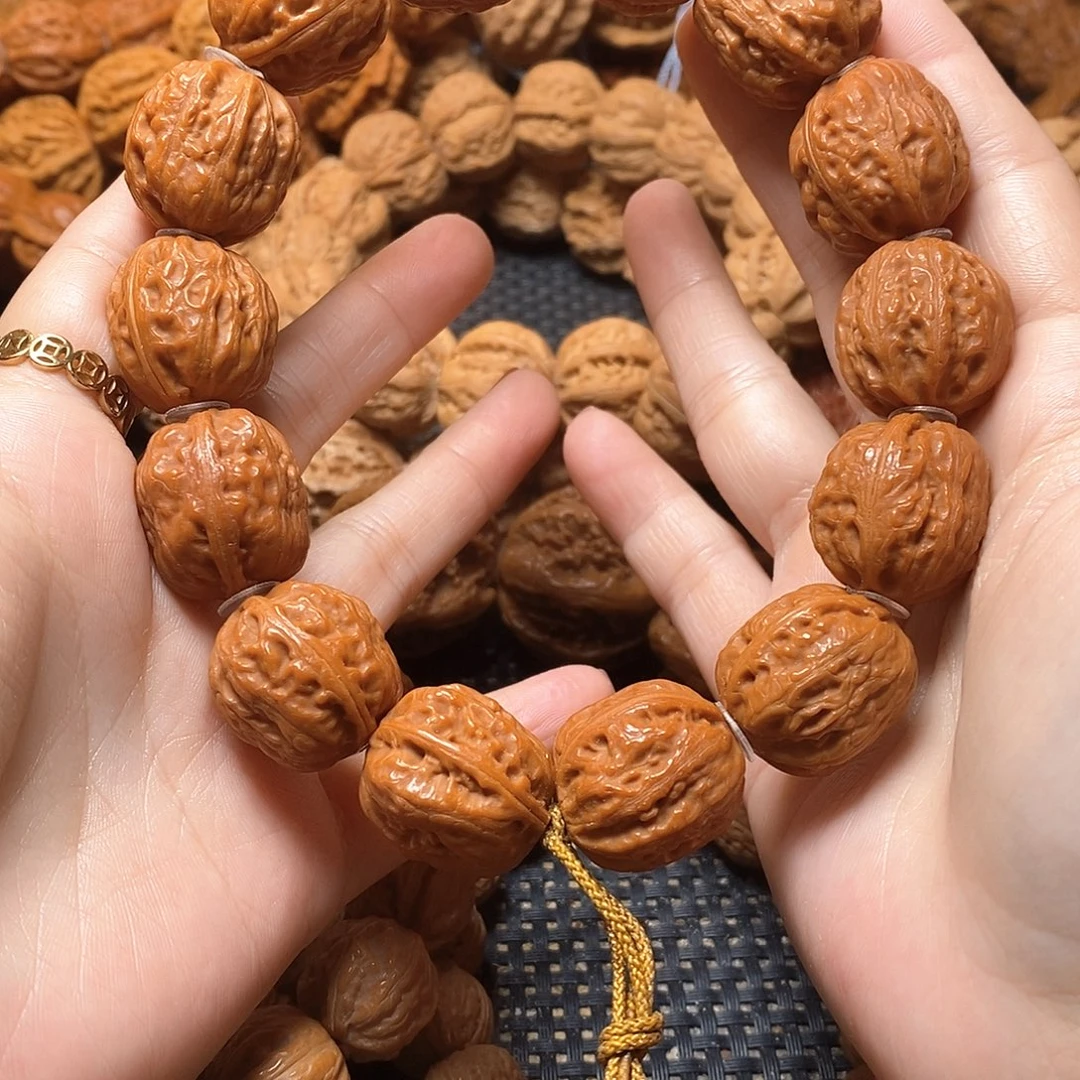 手串文玩核桃方墩粗筋
