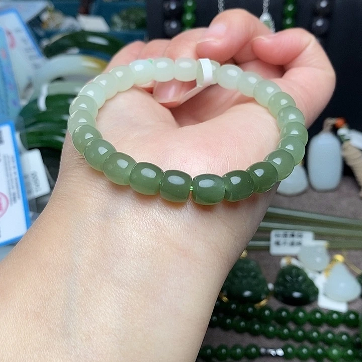 和田玉未镶嵌手链