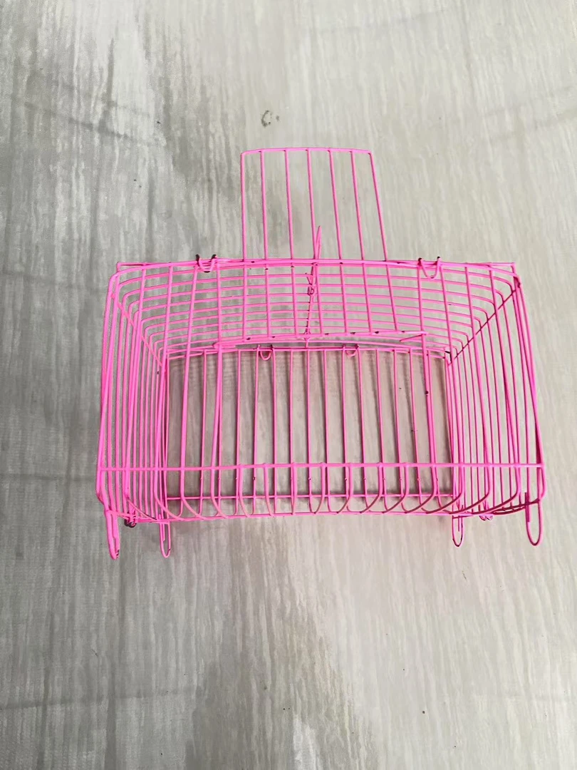 铁丝材质可爱枕型宠物运输笼适合仓鼠兔子