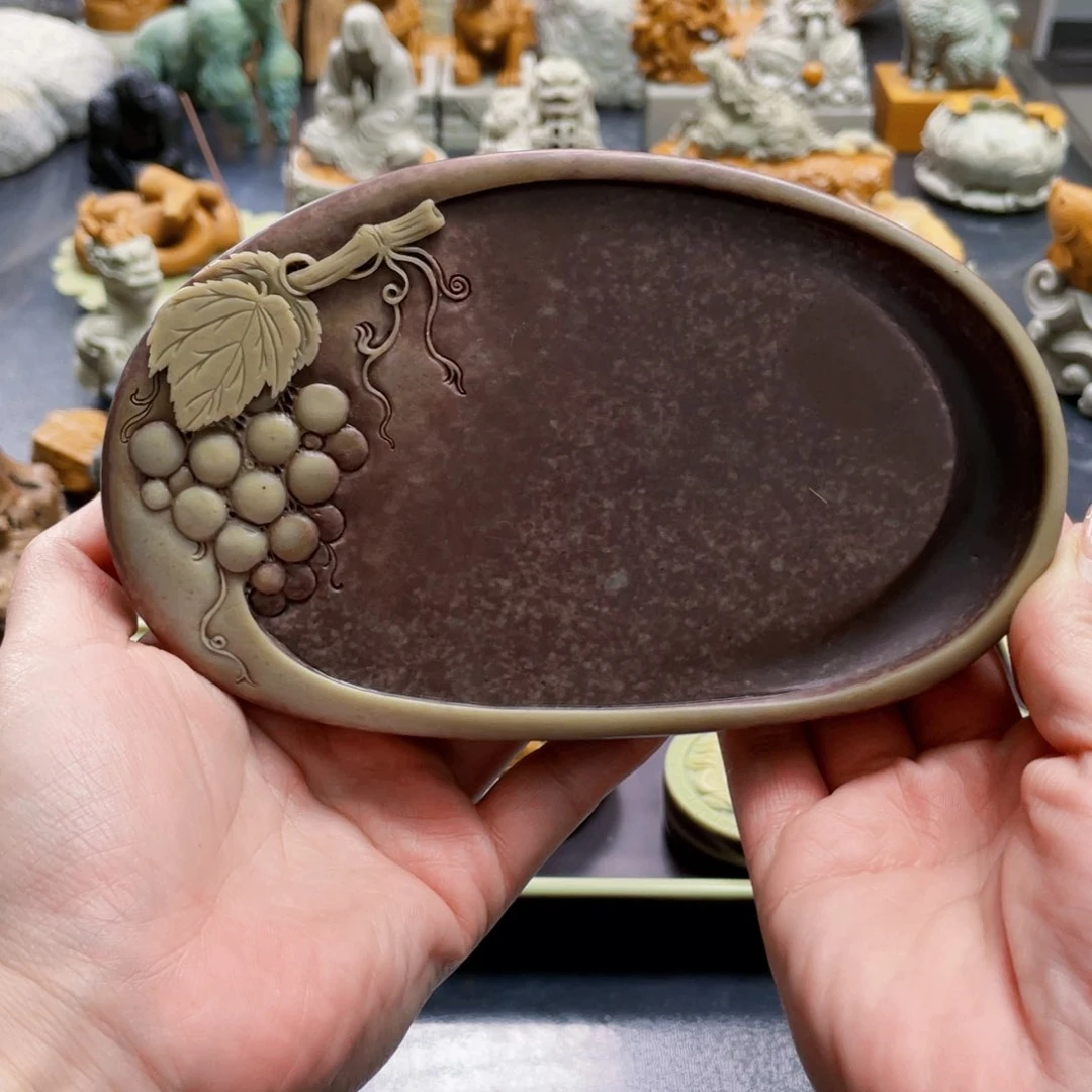 葡萄壶承也可以当砚台