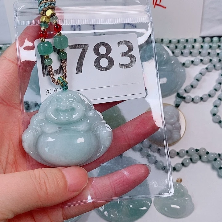 翡翠未镶嵌颈饰天然