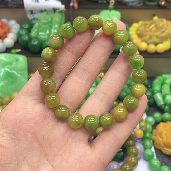 翡翠未镶嵌手链手链66
