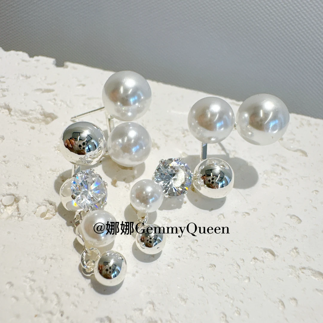 铜合金合成锆石耳饰 娜娜GemmyQueen耳环GQ06086