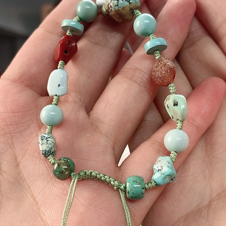 未镶嵌绿松石珠宝奇石