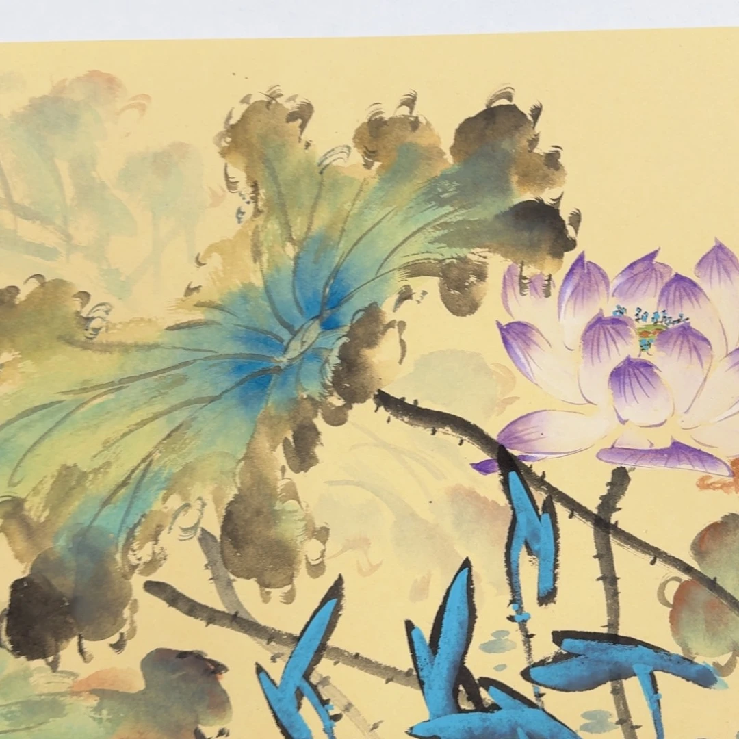 国画纯手绘山水花鸟作品