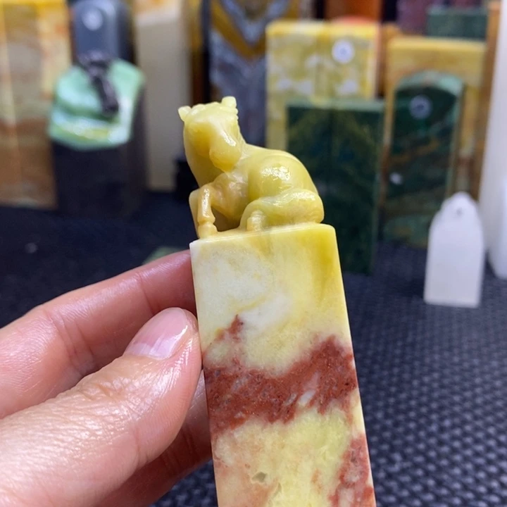 广东石子****术青田石印章石