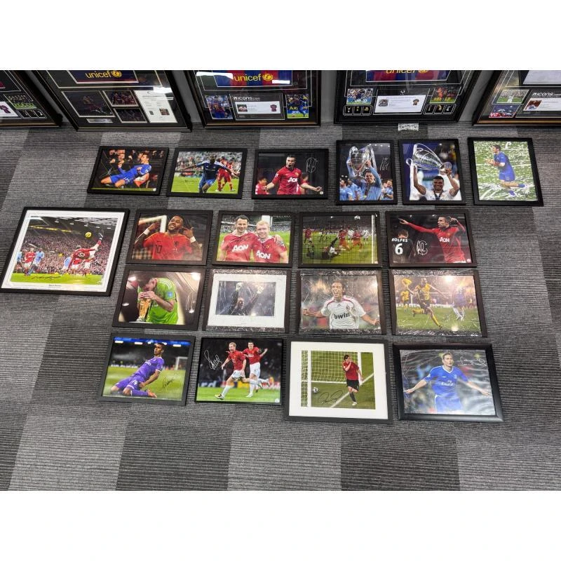 各足球球星亲签海报（含EM，ICONS，ALLSTAR认证证书）