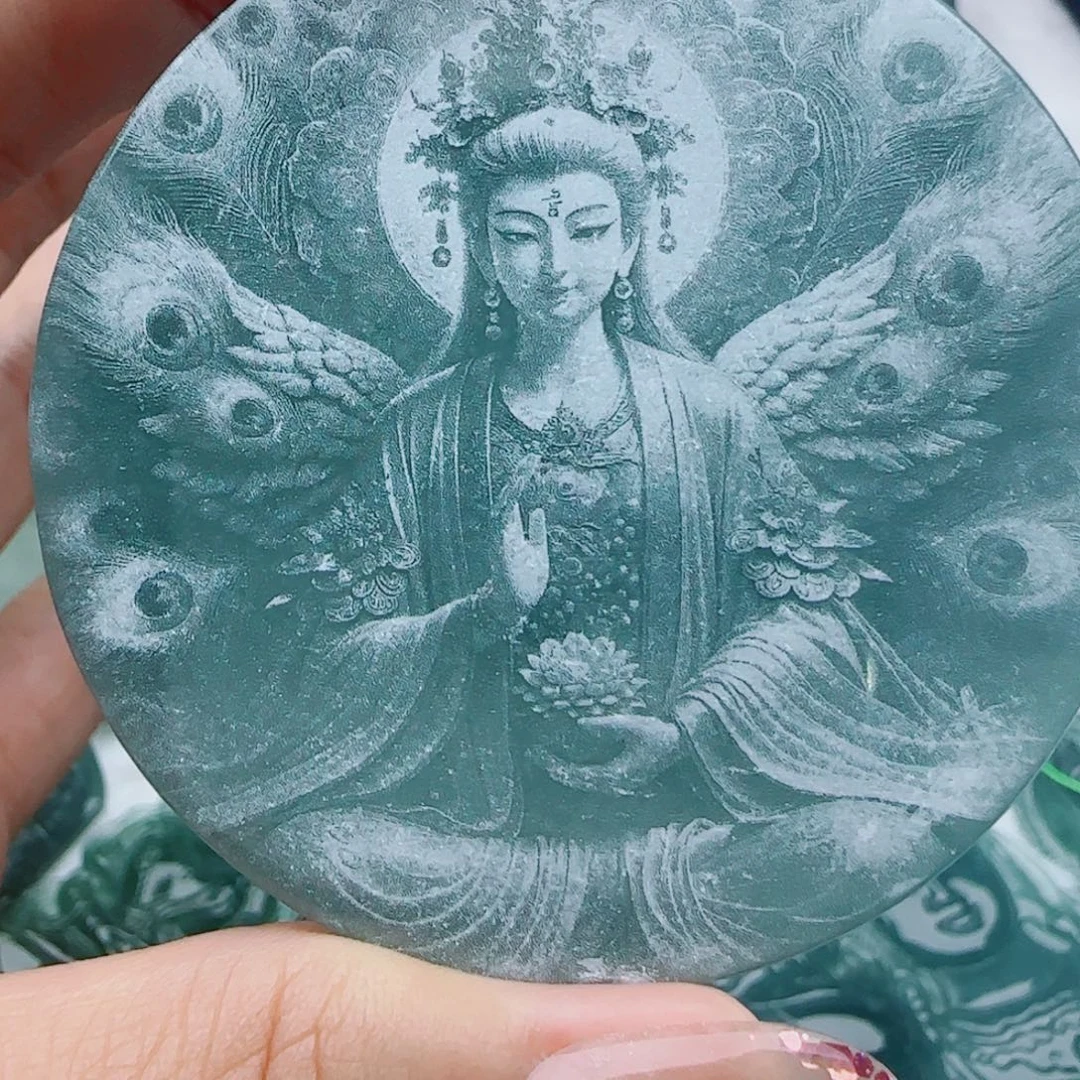 颈饰未镶嵌翡翠多样性发货天然的A货翡翠