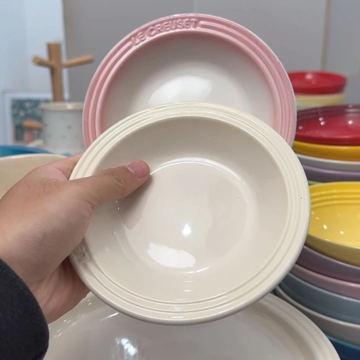 瓷片微瑕2个6英寸接骨碟