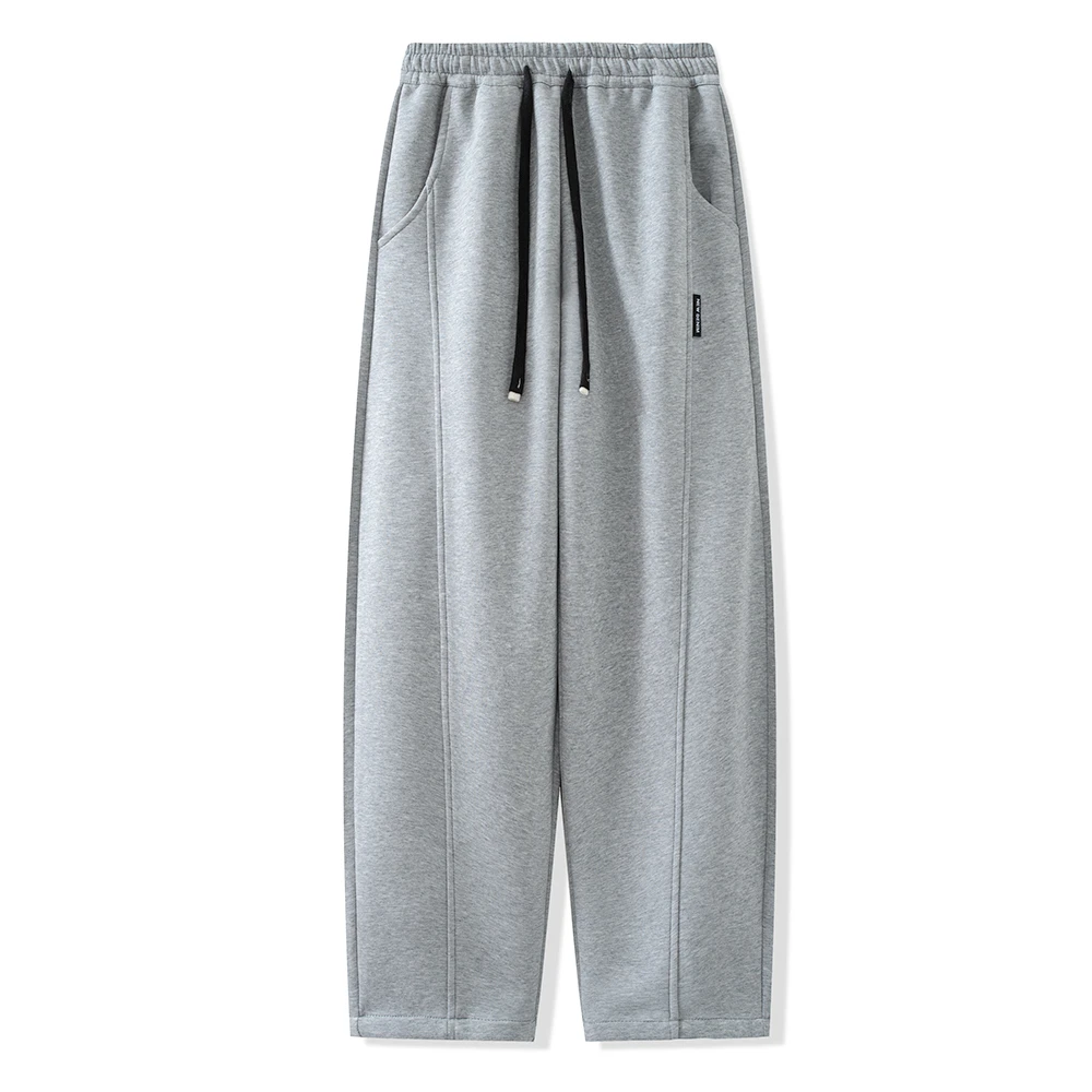 学生加长裤春款弯刀裤青少年运动初中生高中生宽松休闲长裤子Q009