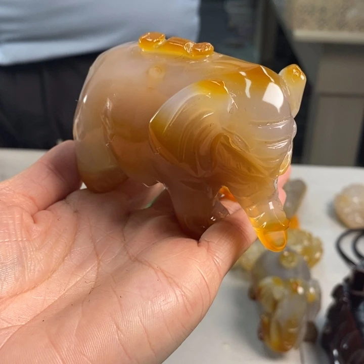 玛瑙/玉髓吊坠(不含链)未镶嵌