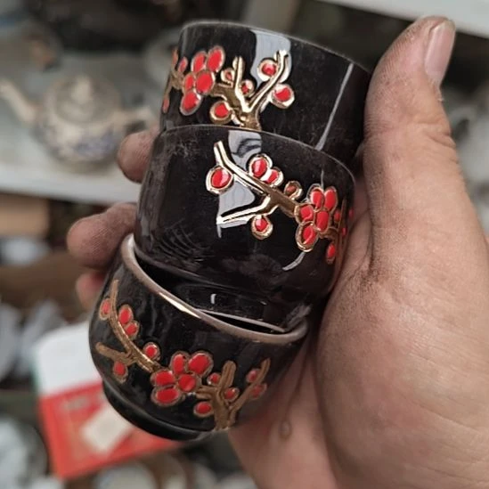 摆件陶瓷盘子碗啥都有