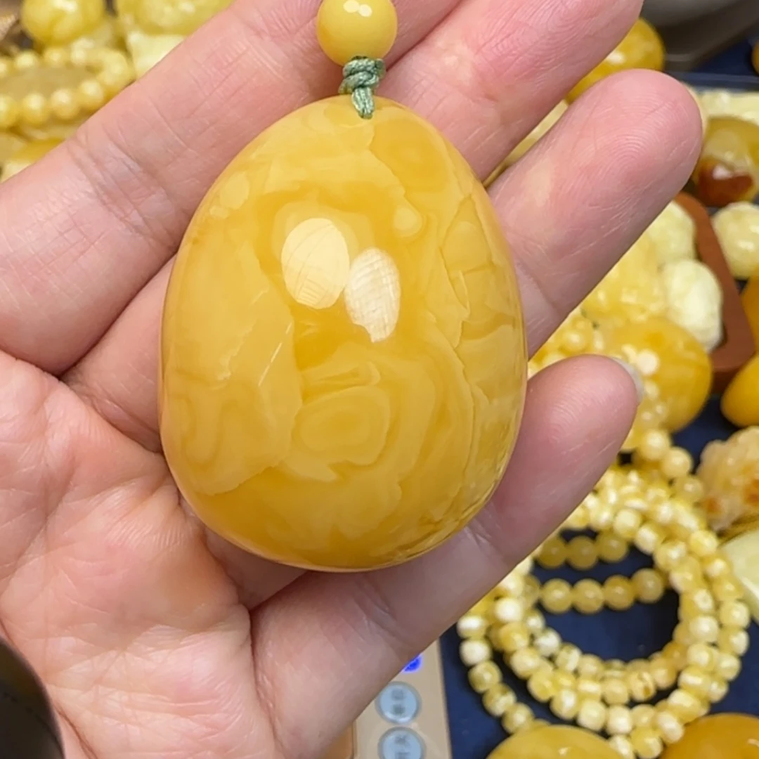 未镶嵌颈饰蜜蜡天然蜜蜡