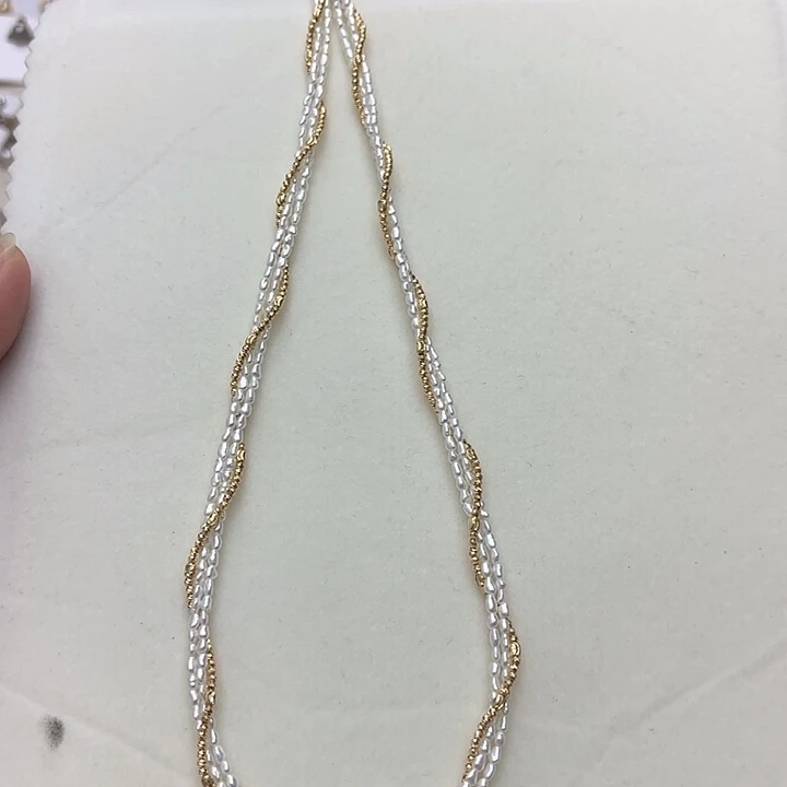 海水珍珠18K金镶嵌颈饰
