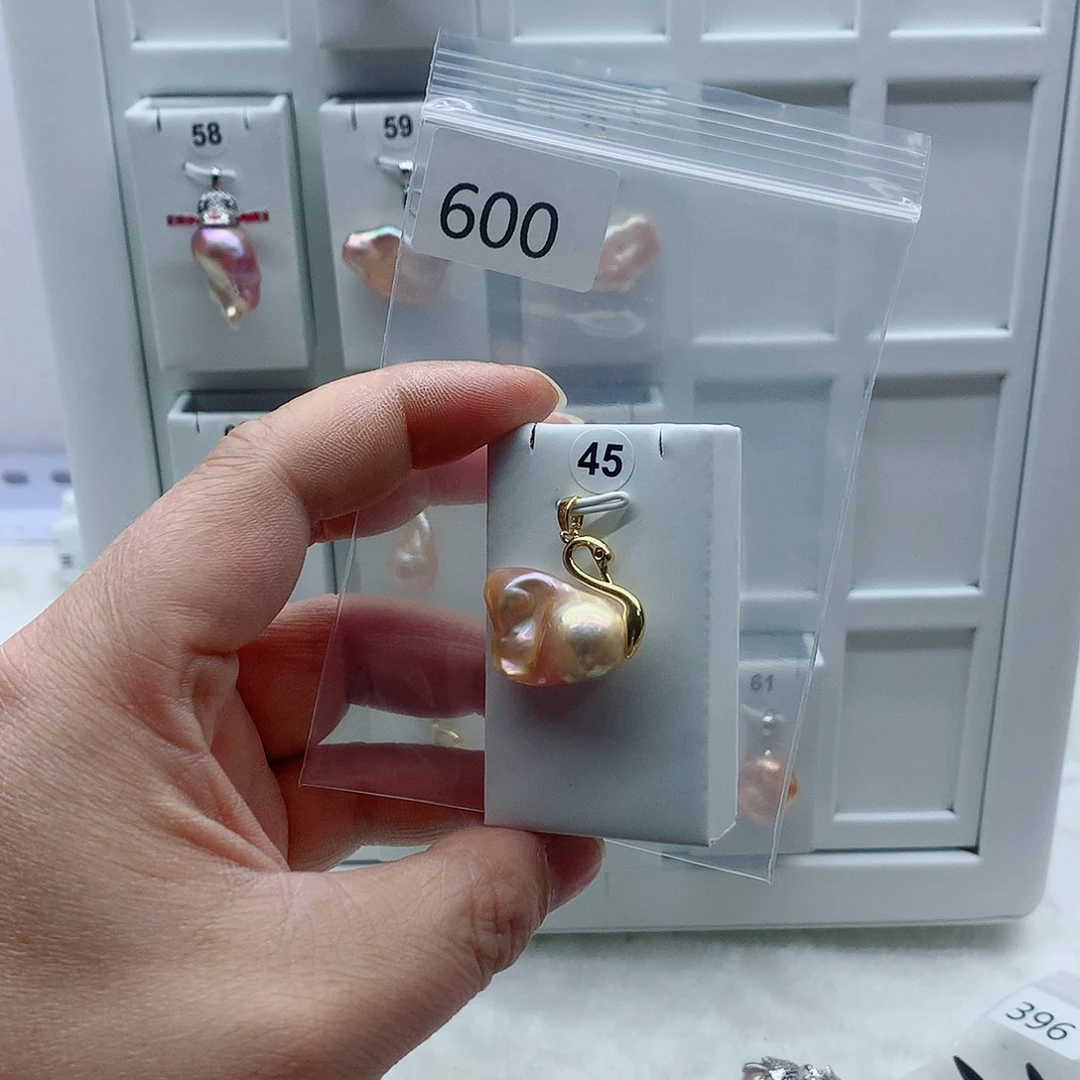 淡水珍珠合金吊坠(不含链)