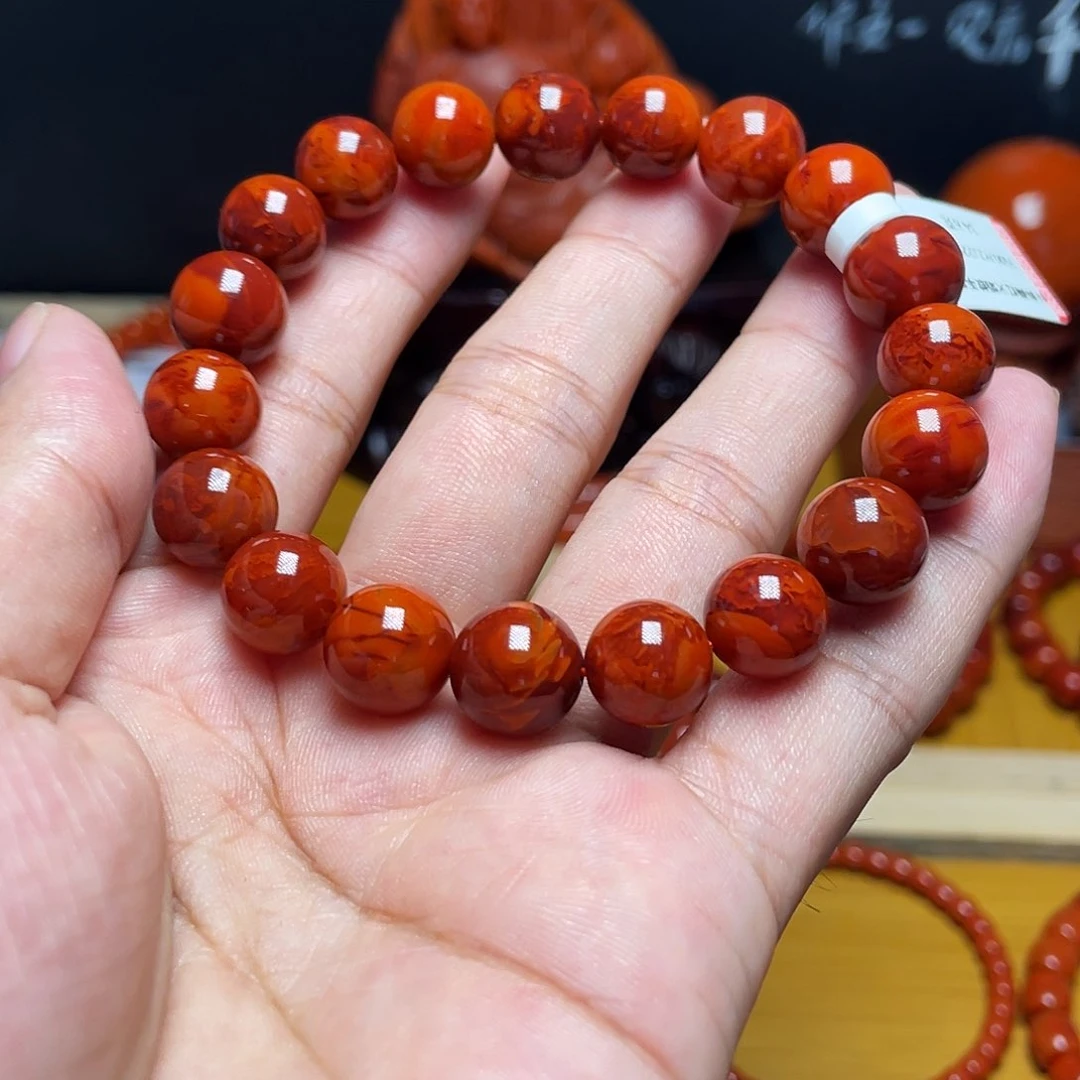 南红玛瑙手串未镶嵌冬***新
