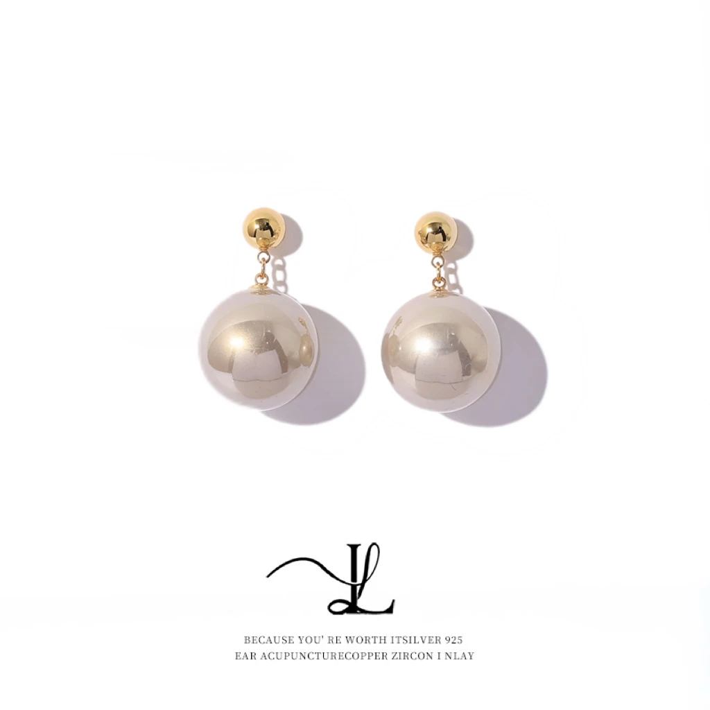 铜合金仿珍珠耳饰 LL Jewelry & 夏季限定珠珠耳钉