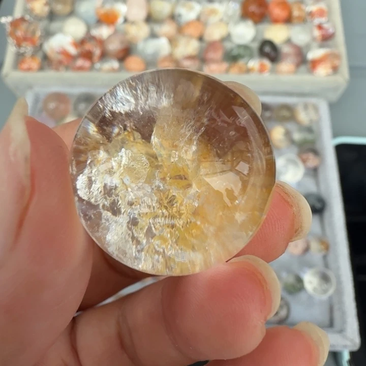 银S925镶嵌手链水晶24+福利圆珠