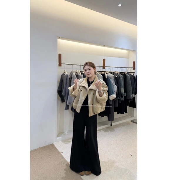 恩恩穿搭【实穿主义】冬季韩版宽松加厚加绒百搭外套