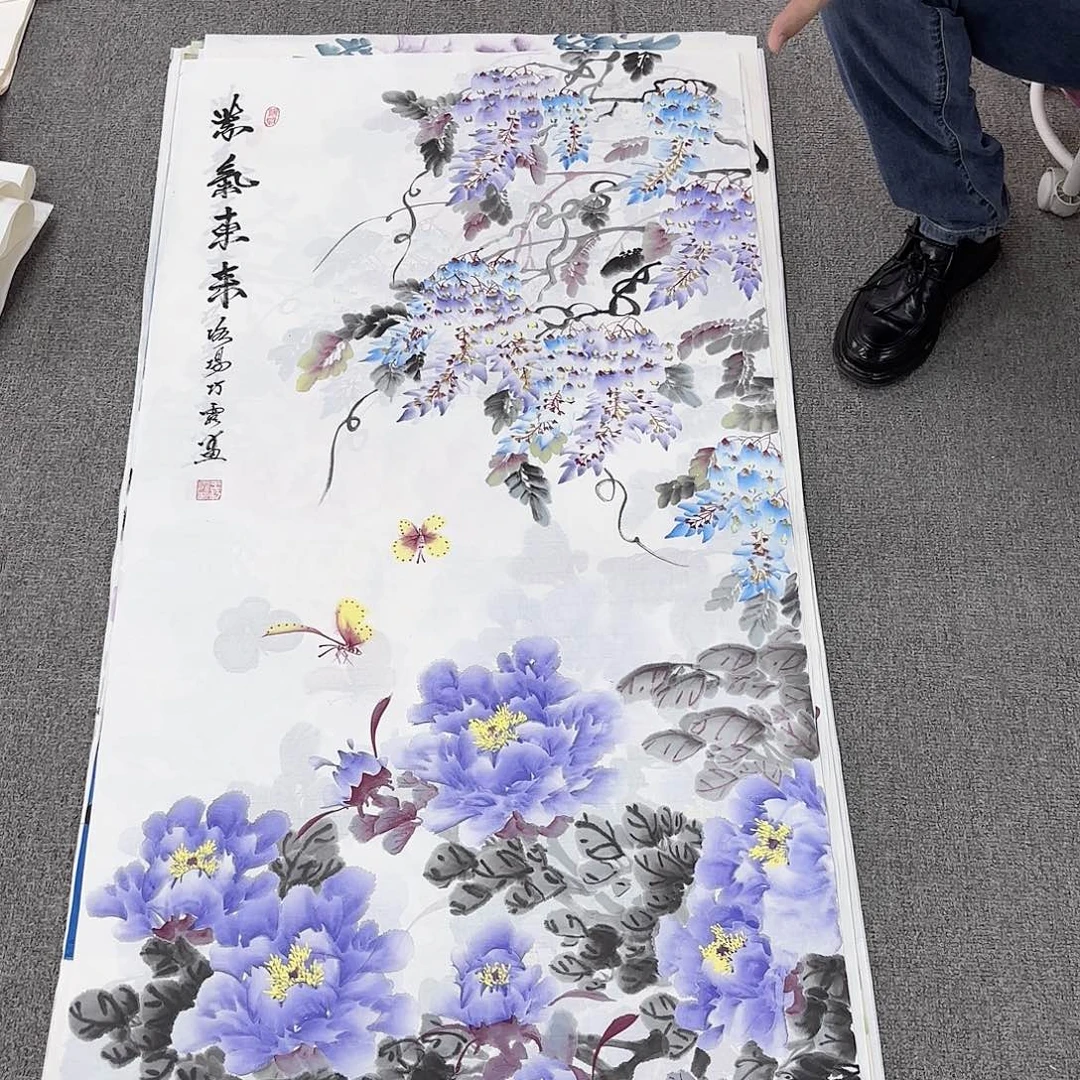 国画国画作品多次