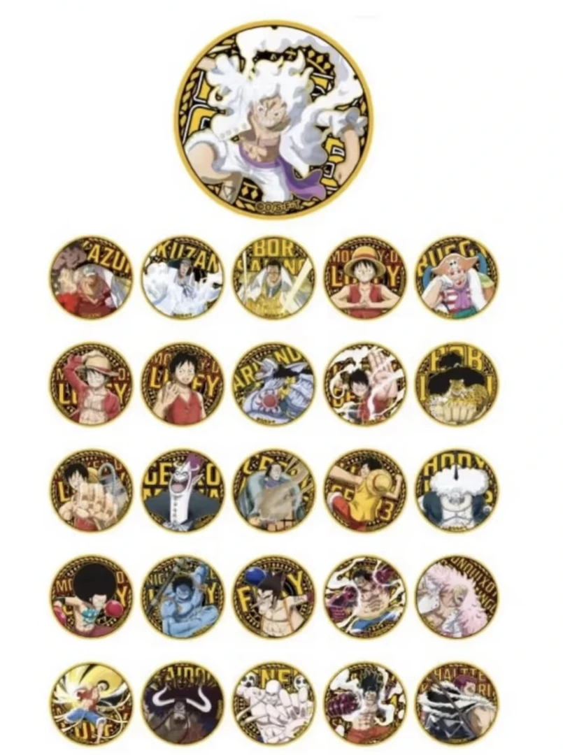 【海贼】ONE PIECE 25周年雕金吧唧