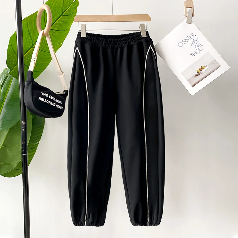 胖孩子大码秋季新款快干休闲裤中大童加肥加大宽松弹力G3KZ1891