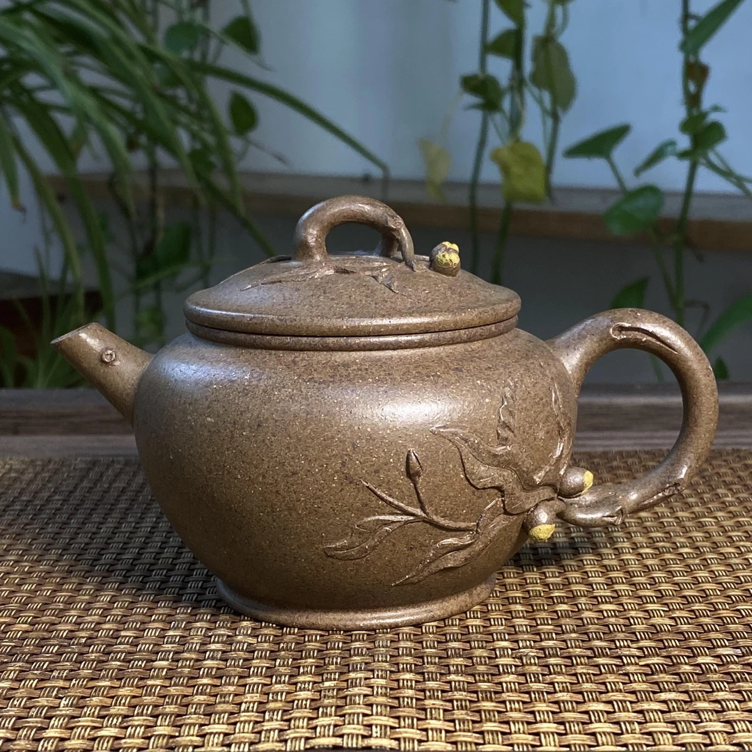 PHD-034   潘华娣  宜兴手工紫砂   碗梅