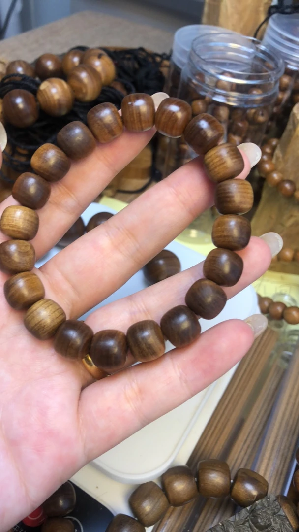 老山檀香全品沉水11✖️10横纹单圈