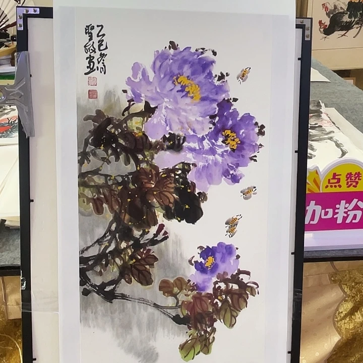 国画张圣敏先生纯手绘作品