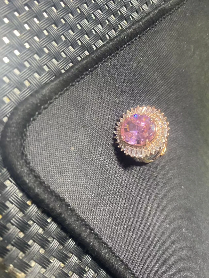 M014开口女款可调节简镶戒