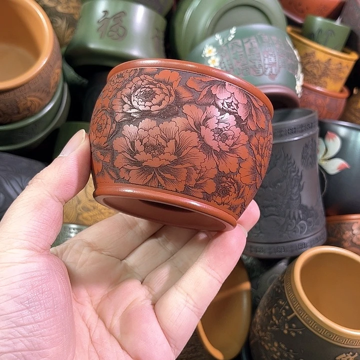 茶杯紫砂全手工紫砂主人杯