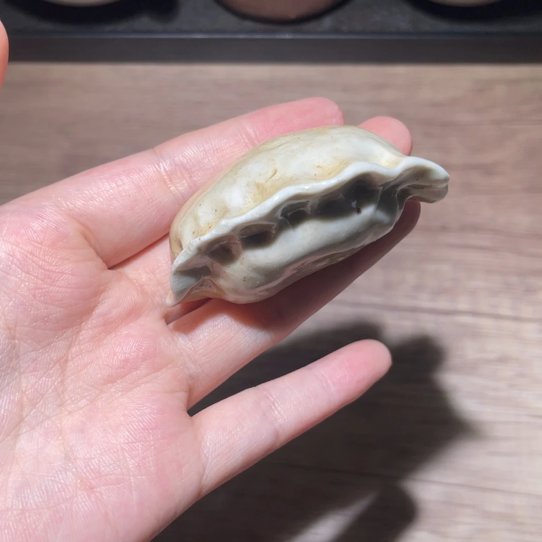 茶盏茶宠饺子郭景鑫老师泥塑柴烧