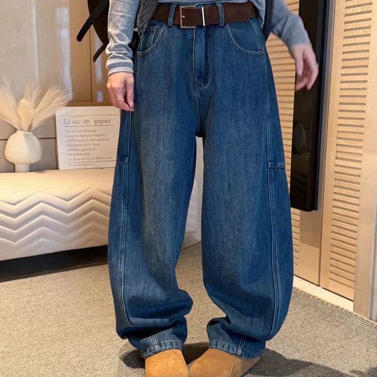 欧货 洋气加绒牛仔裤TTG-65159