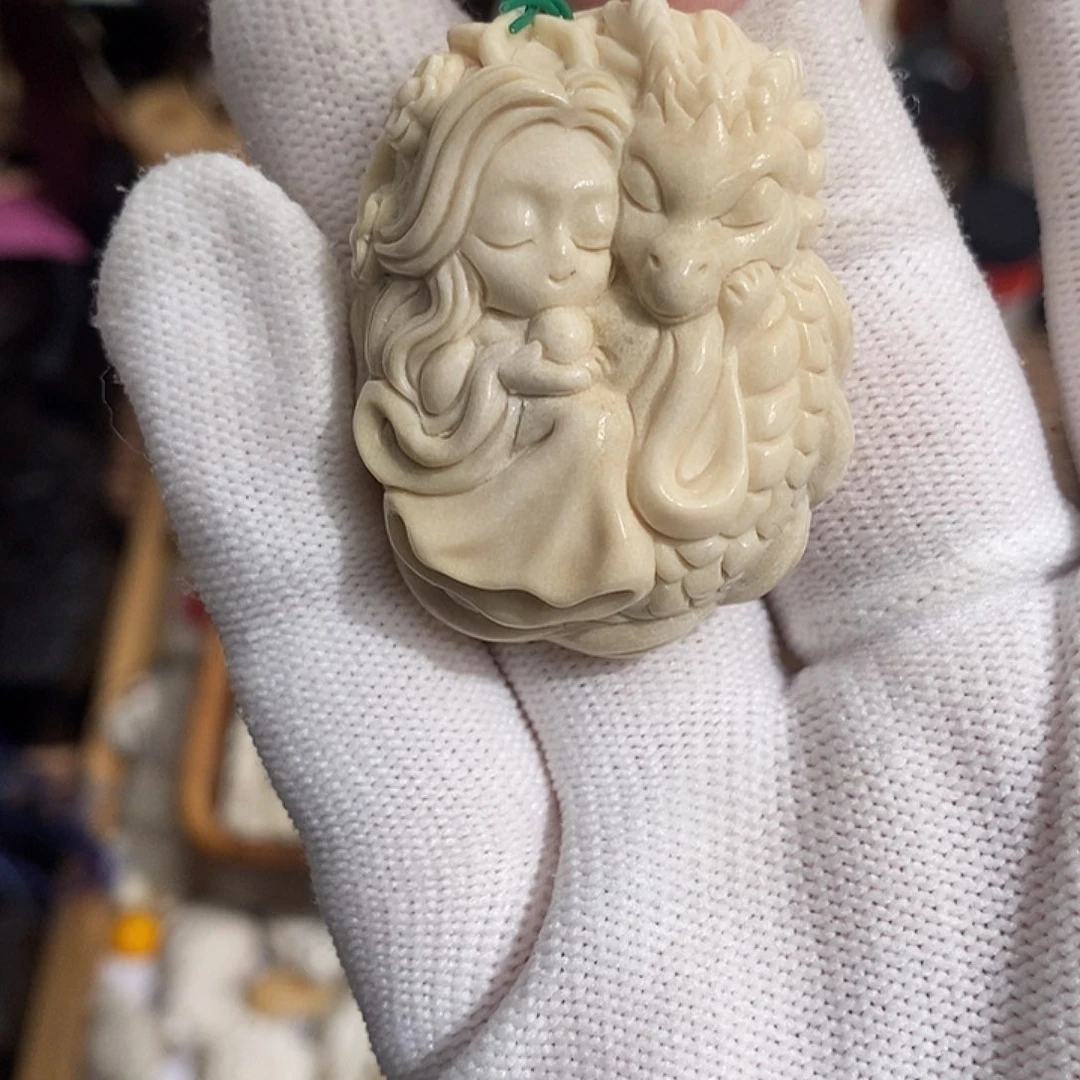 手串/手链鹿骨M27双面龙女牌鹿角