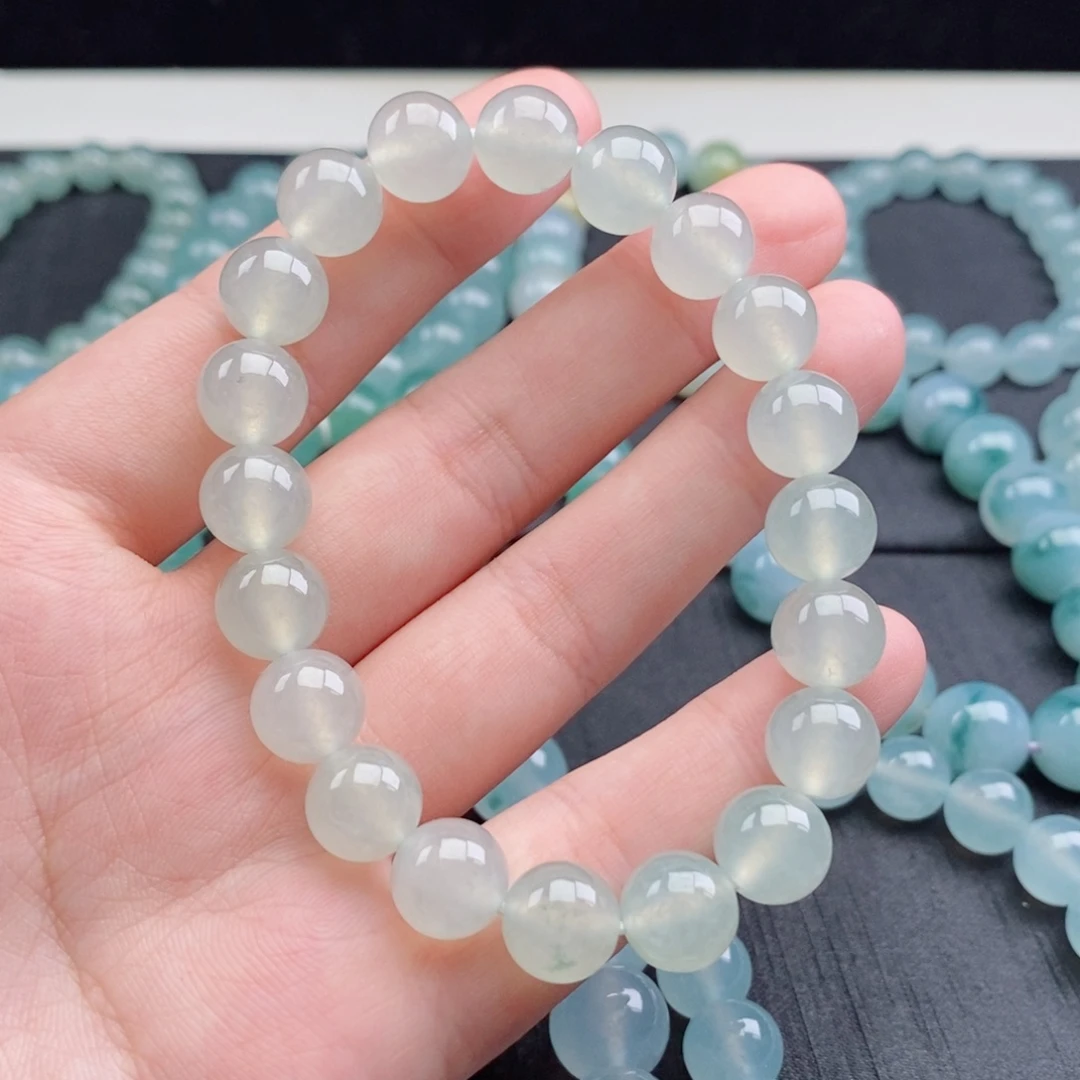 翡翠未镶嵌手串珠宝