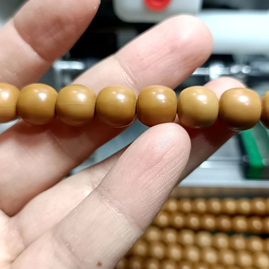 自***律猴头核桃手串原皮原色
