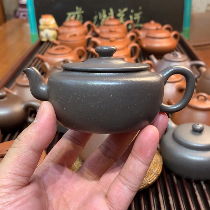 紫砂茶壶原矿天青旭茂150cc