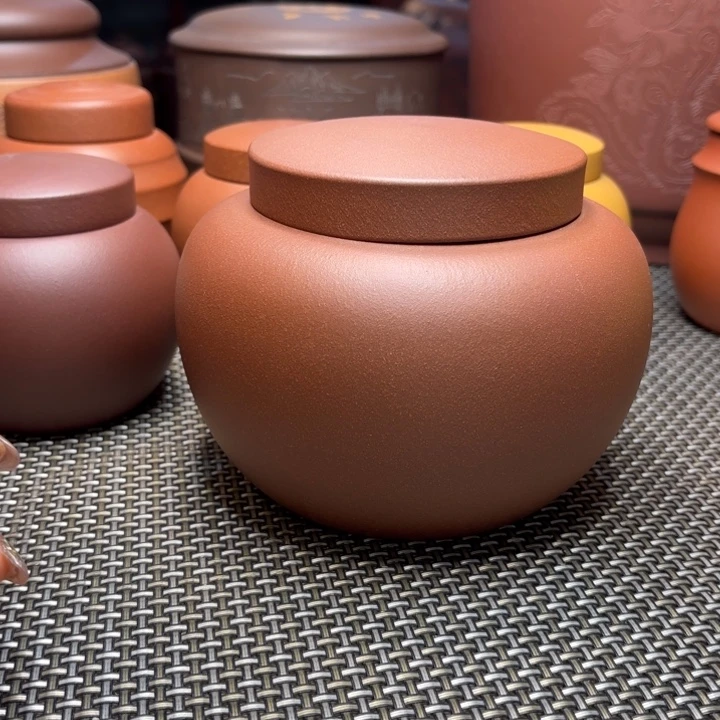 紫砂茶叶罐中高端紫砂茶叶罐