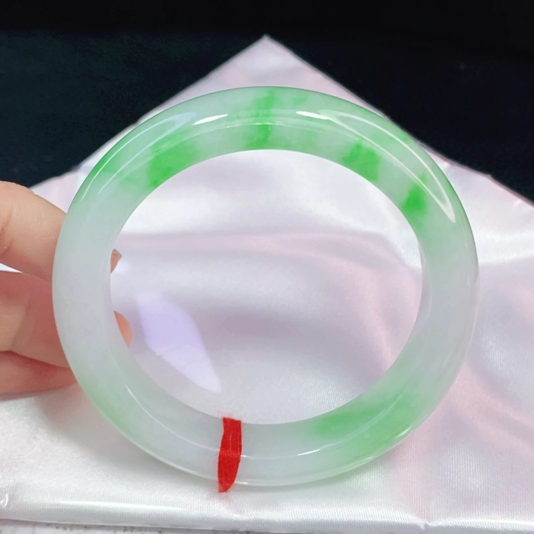 未镶嵌手镯翡翠57正圈