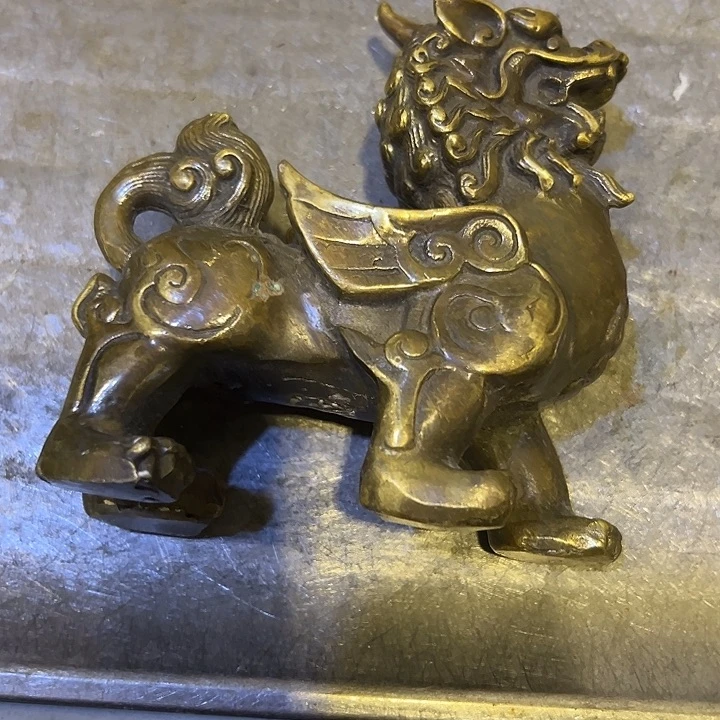 大***有黄铜摆件，文房工艺品摆件