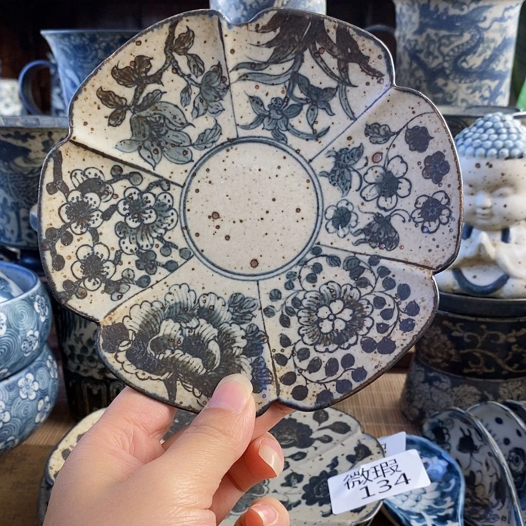 陶手工手绘青花高温陶瓷