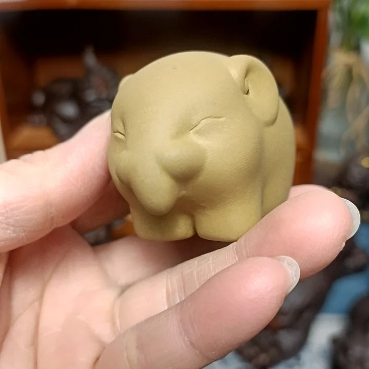 茶宠紫砂小大象茶宠摆件