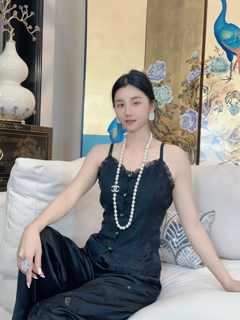 Betty Bairn【刘HAHA精选】高定系列设计款吊带背心25B-BW028