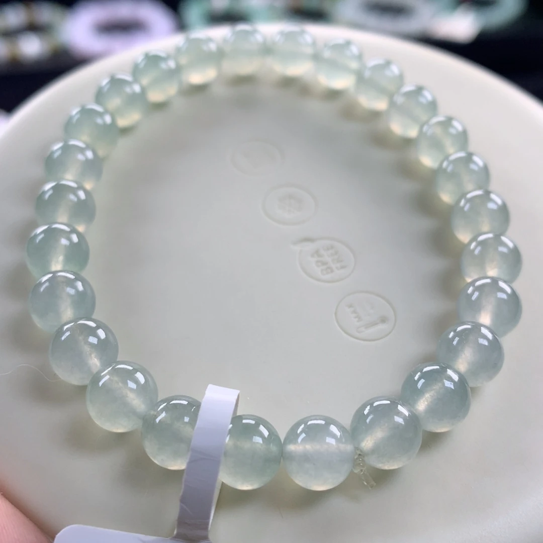 翡翠未镶嵌手链卡7
