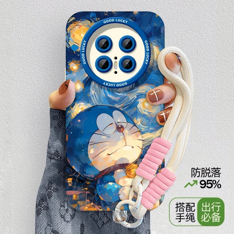 星空哆啦适用苹果16pro华为小米15手机壳oppo高级vivo瞳影防摔