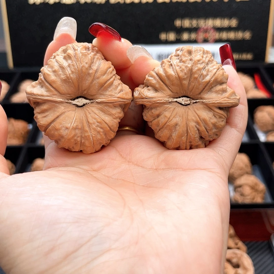 把件文玩核桃奥**育43南瓜全品酒杯深凹底近三角S4302