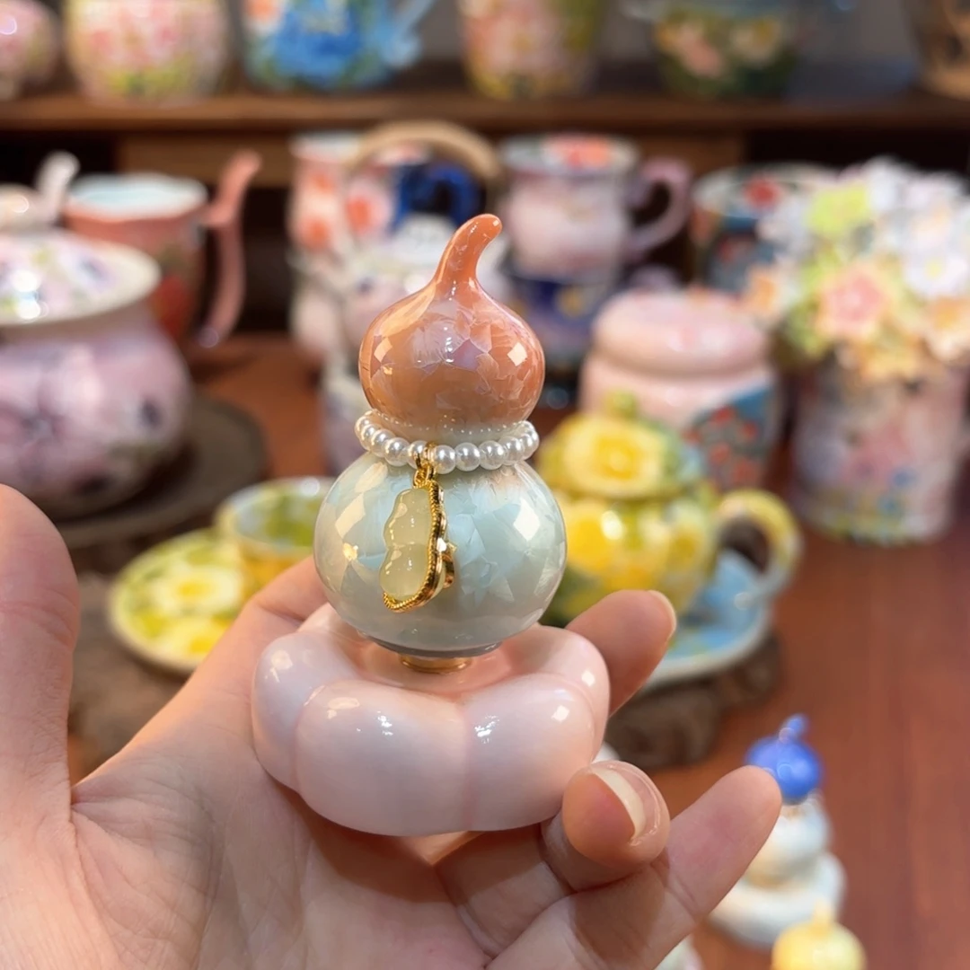 景德镇手绘高温釉下彩陶瓷茶具